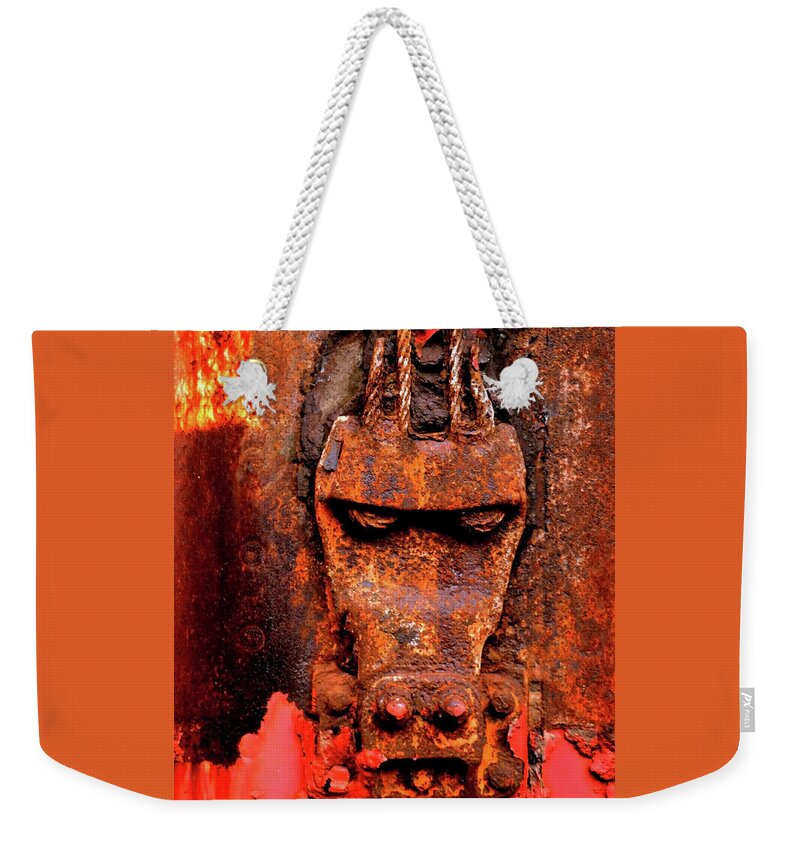 Rust Weekender Tote Bag featuring the photograph Temple Of Rust by William Rockwell