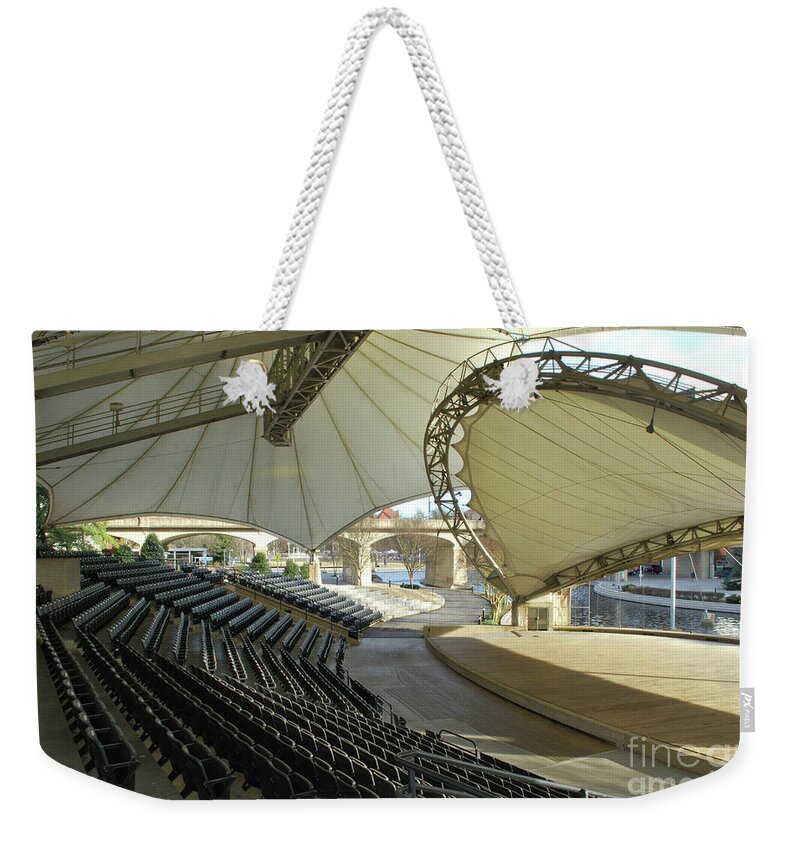 Knoxville Weekender Tote Bag featuring the photograph Tennessee Amphitheater by Phil Perkins