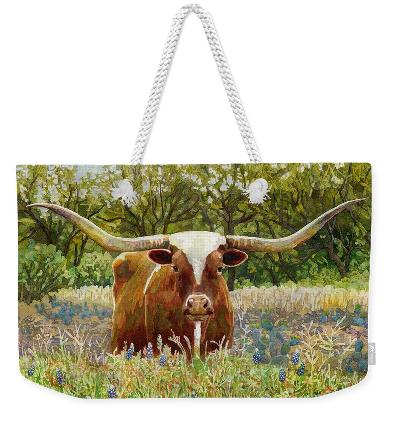 Longhorn Cattle Weekender Tote Bags