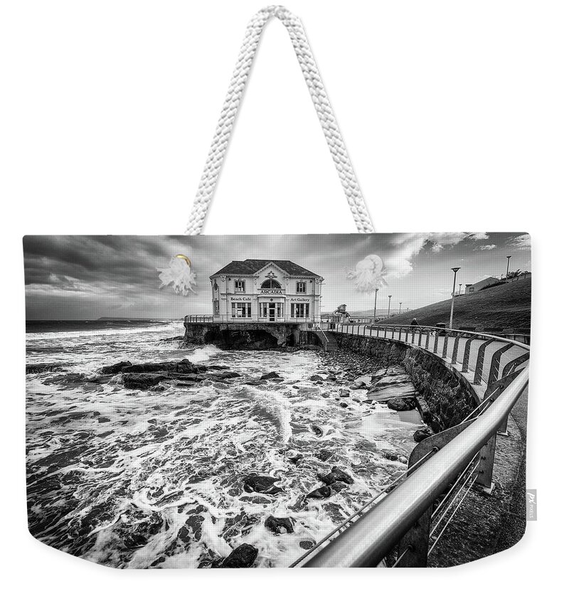 Arcadia Weekender Tote Bag featuring the photograph The Arcadia, Portrush by Nigel R Bell