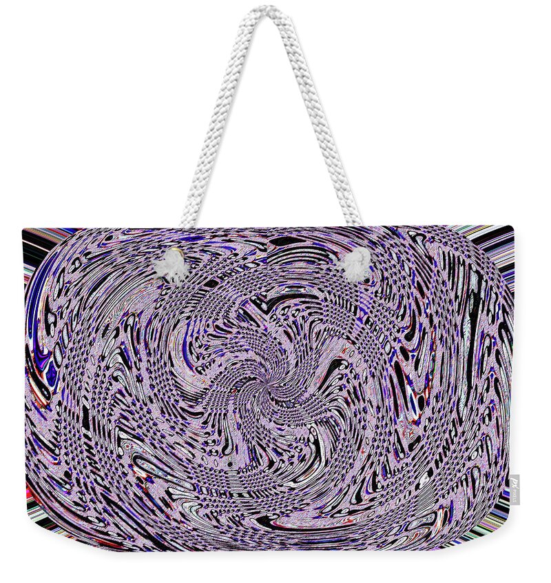 The Birds A Janca Abstract Weekender Tote Bag featuring the digital art The Birds by Tom Janca