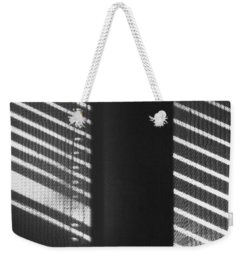 Blinds Weekender Tote Bag featuring the photograph The blind leading the blind by Nigel Radcliffe