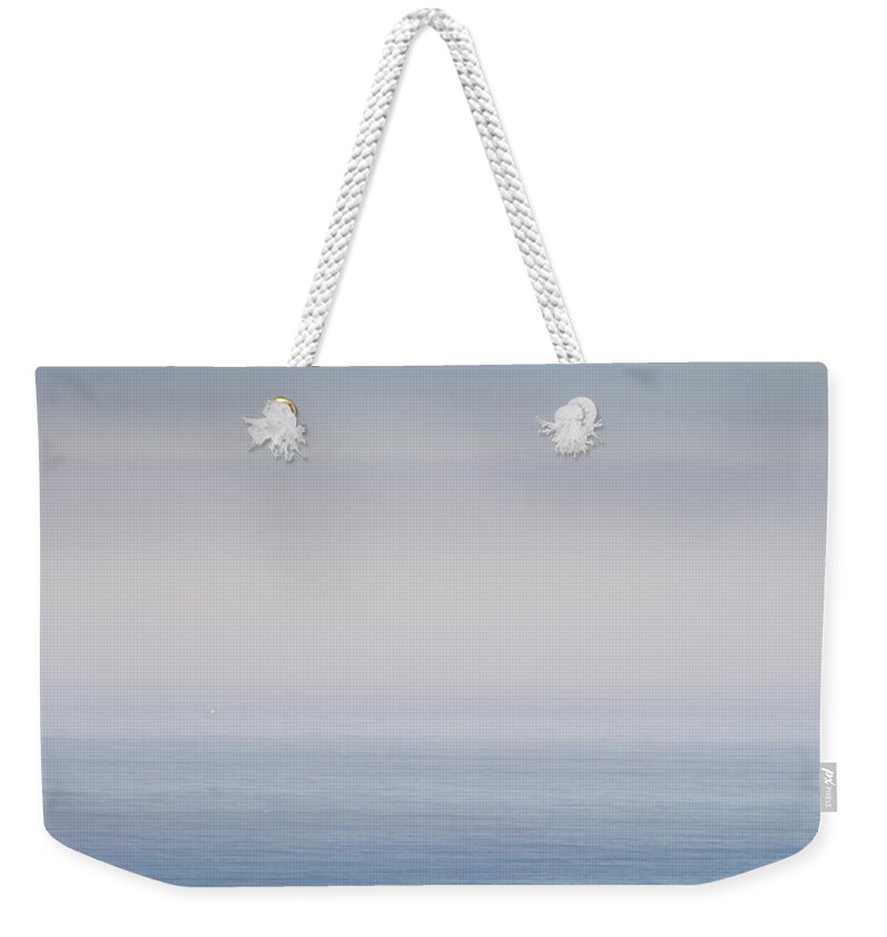 Seascape Weekender Tote Bag featuring the photograph The Blue Sea by Anita Nicholson