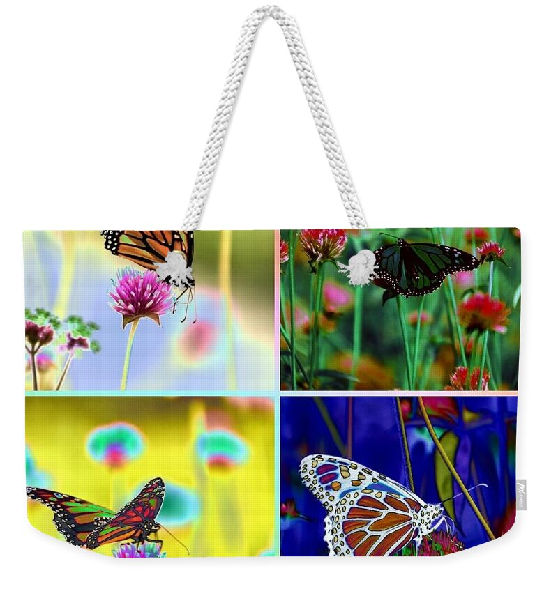 The Butterfly Collection Weekender Tote Bag featuring the photograph The Butterfly Collection 1. by Tom Kelly