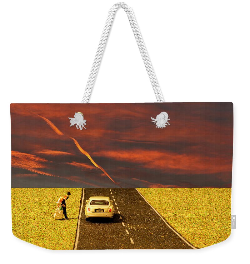 Wedding Weekender Tote Bag featuring the photograph The Dawn Of A Marriage by Steve Purnell