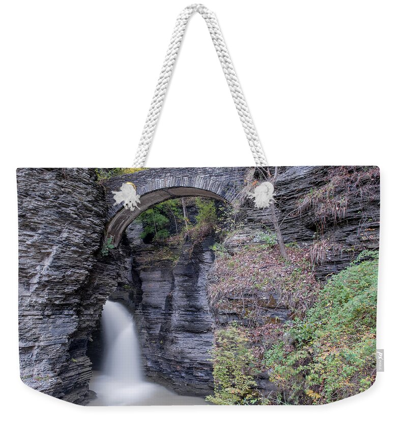 State Park Weekender Tote Bag featuring the photograph The Entrance by Angelo Marcialis