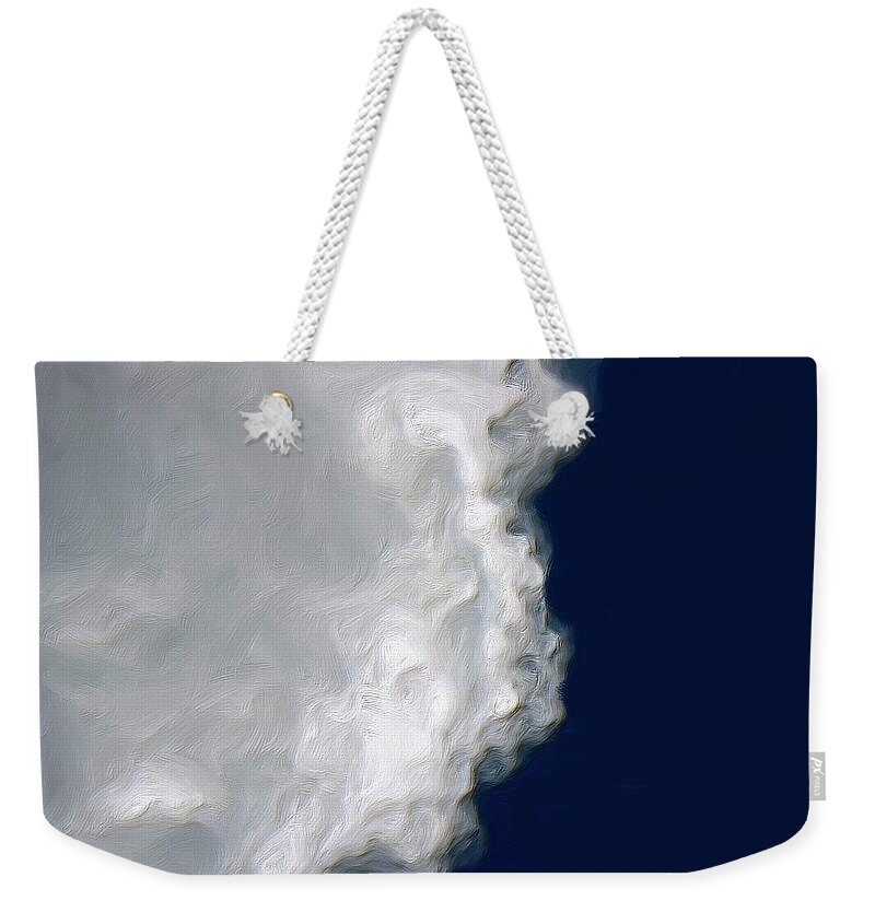  Weekender Tote Bag featuring the digital art The Heavy Cloud by Rein Nomm