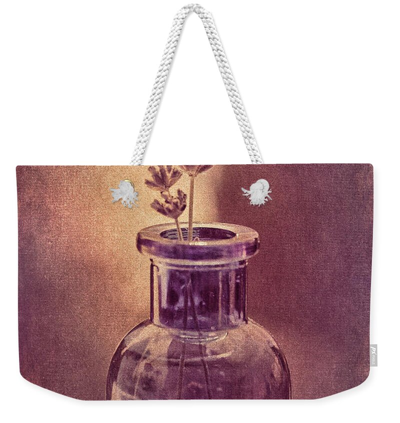 Connie Handscomb Weekender Tote Bag featuring the photograph The Keepsake by Connie Handscomb