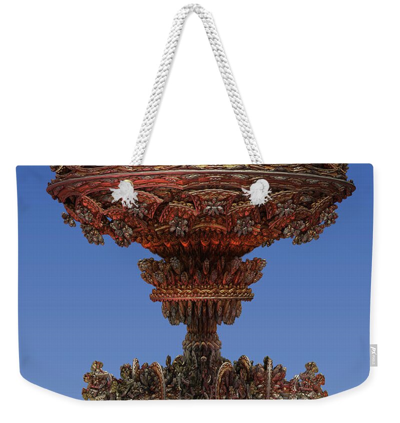 Lamp Weekender Tote Bag featuring the digital art The Lamp by Bernie Sirelson