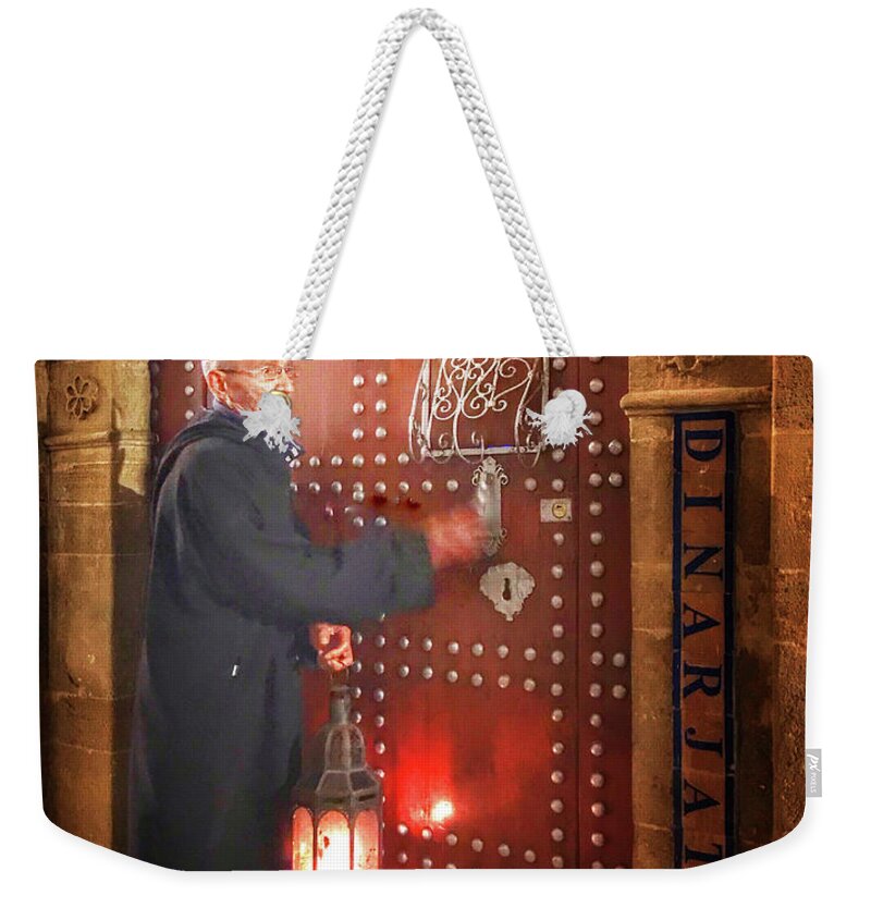 Lantern Weekender Tote Bag featuring the photograph The Lantern Bearer by Jessica Levant