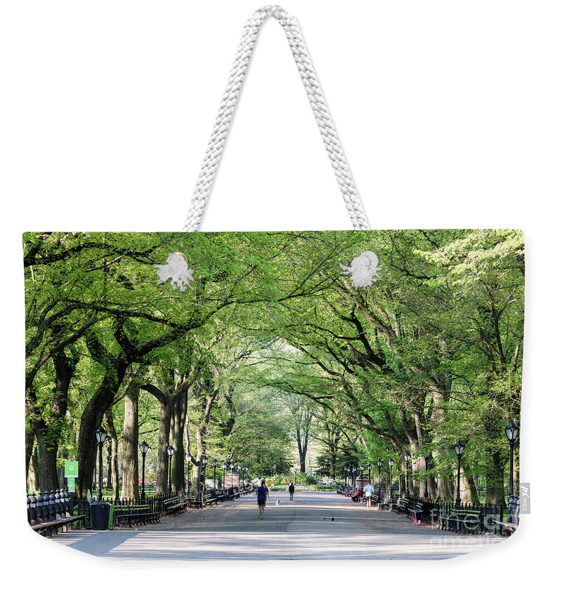 Central Park Weekender Tote Bag featuring the photograph The Mall in spring, Central Park, New York, USA by Matteo Colombo