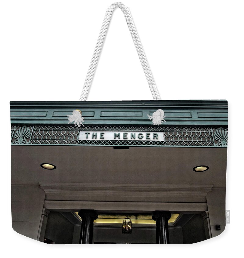 Hotel Weekender Tote Bag featuring the photograph The Menger by George Taylor