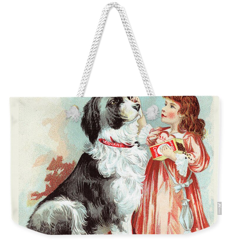 Coffee Weekender Tote Bag featuring the painting The Midland Coffee by Unknown