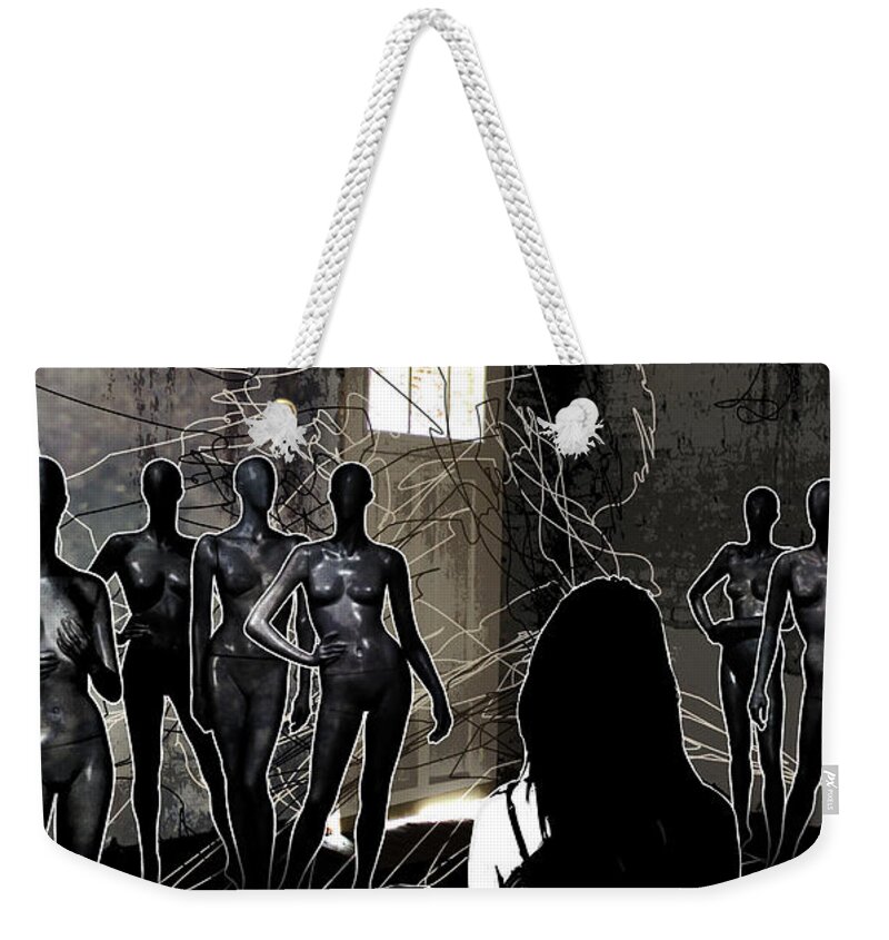 Jason Casteel Weekender Tote Bag featuring the digital art The Only One by Jason Casteel