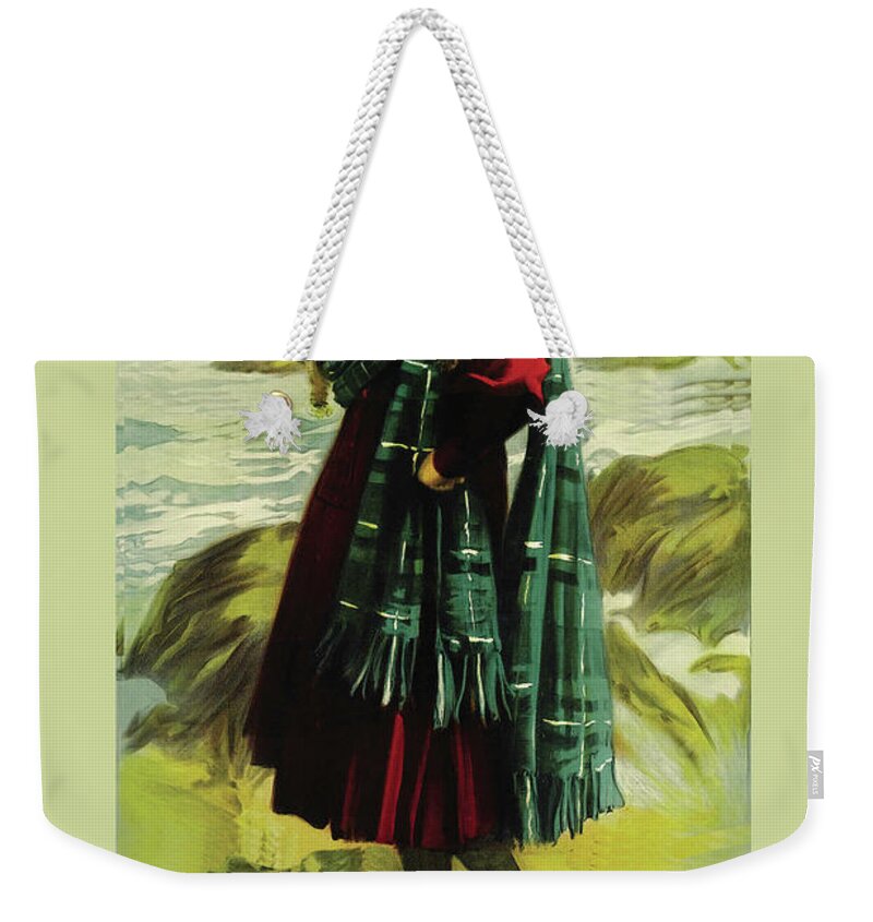 Movies Weekender Tote Bag featuring the painting The Pride of the Clan by Unknown