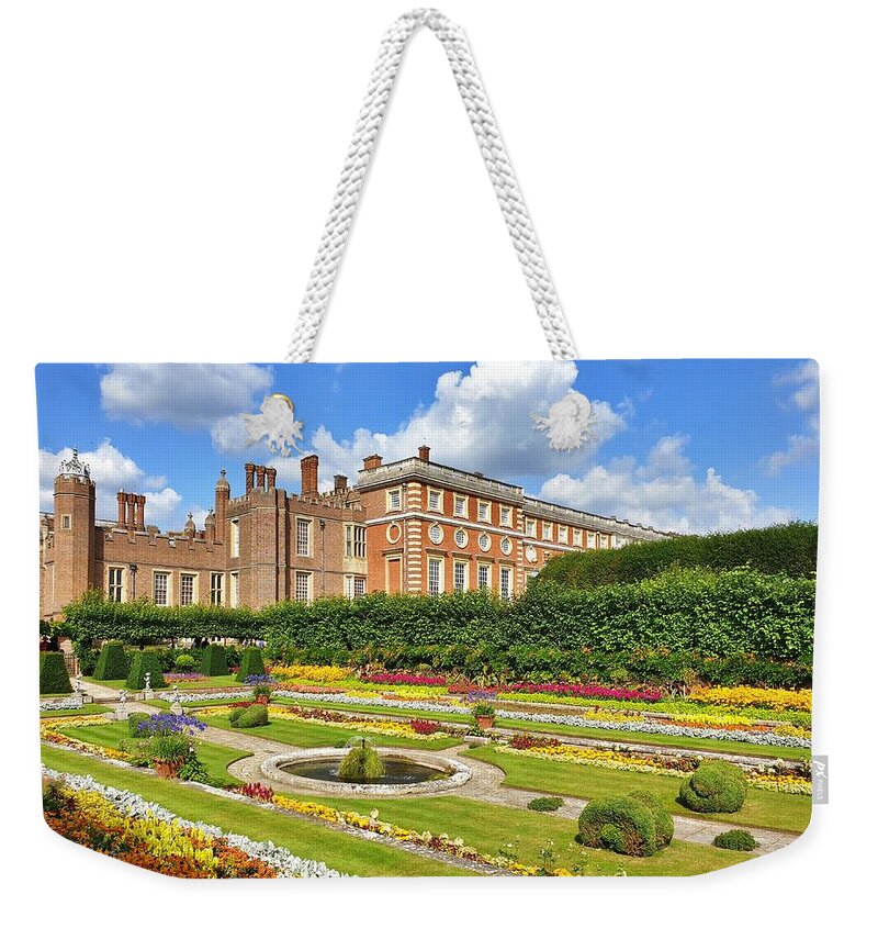 England Weekender Tote Bag featuring the photograph The Queen's Garden by Andrea Whitaker