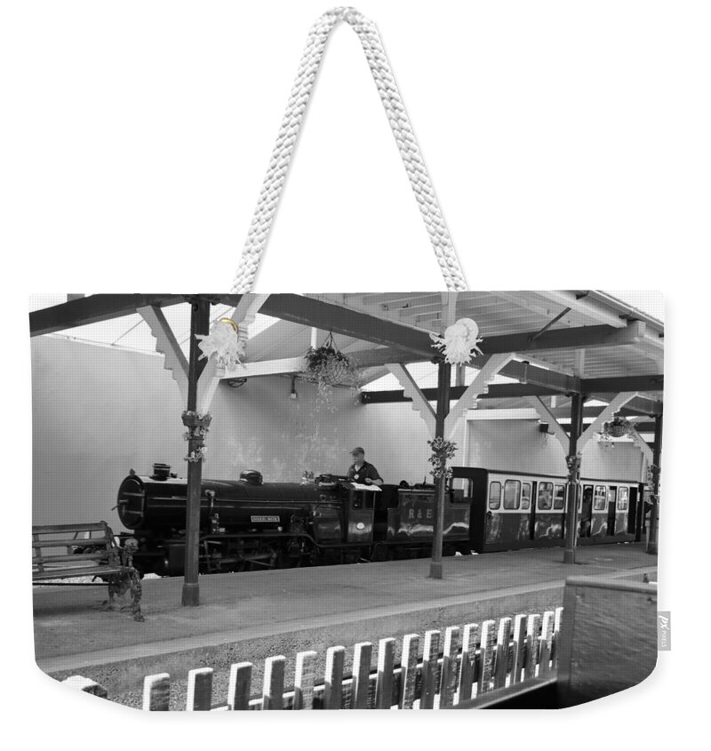 Train Weekender Tote Bag featuring the photograph The Ravenglass and Eskdale Railway by Lukasz Ryszka