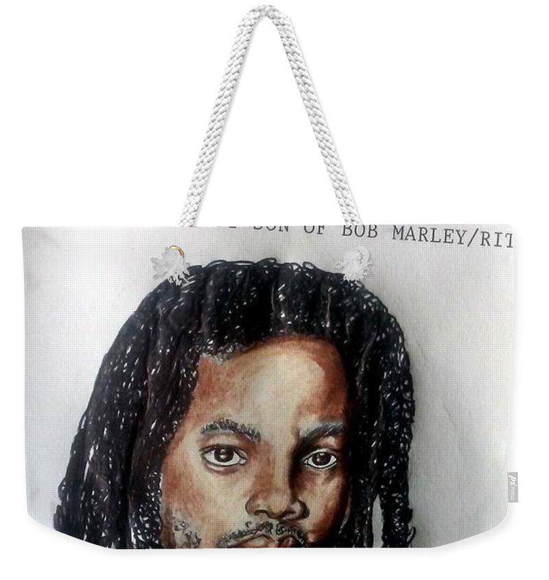 Black Art Weekender Tote Bag featuring the drawing The Revolution Will Not Be Televised by Joedee