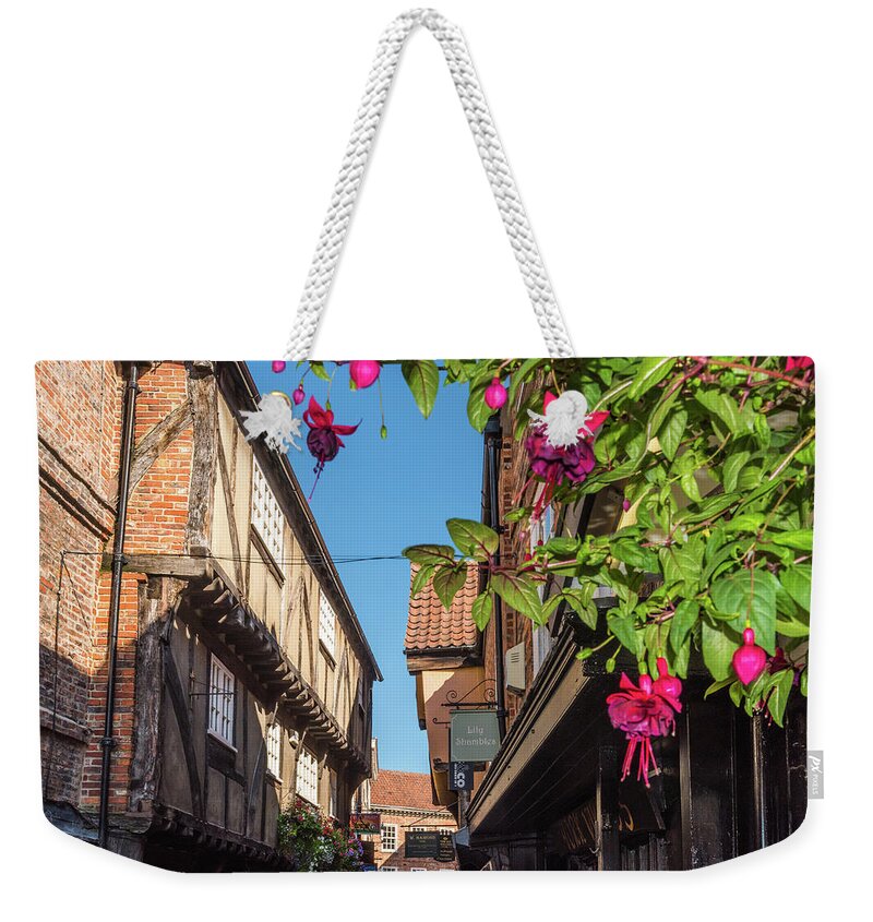The Shambles Weekender Tote Bag featuring the photograph The Shambles, York by David Ross