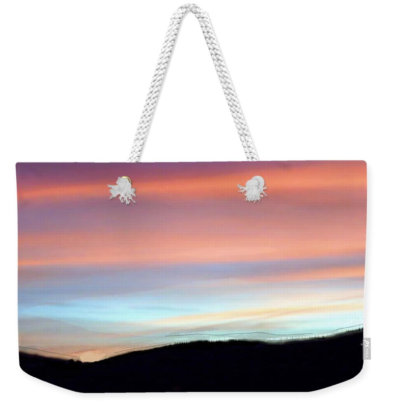 Sky Weekender Tote Bag featuring the photograph The Sky Of Pure Potential by Zsanan Studio