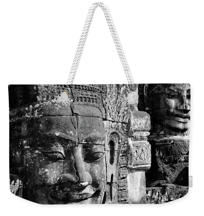 Statue Weekender Tote Bag featuring the photograph The Smile by Wu, Hongqiang