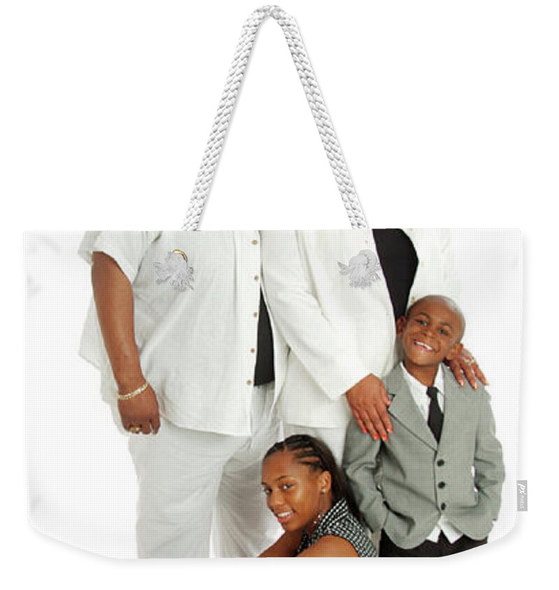 Studio Work Weekender Tote Bag featuring the photograph The Smith Family by Alan Hausenflock