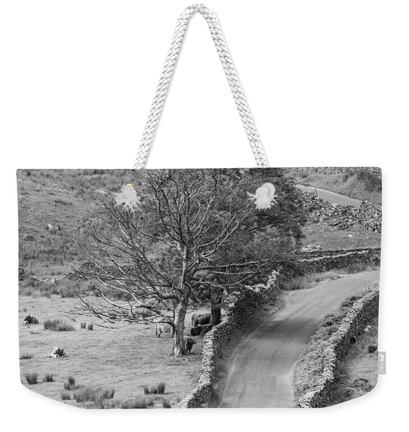 England Country Weekender Tote Bag featuring the photograph The Struggle in the Lake District UK by John McGraw
