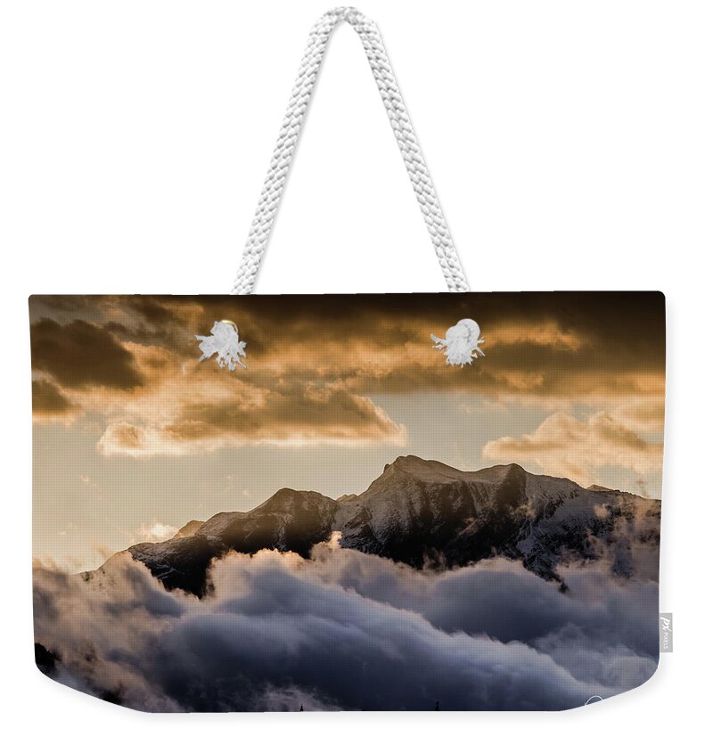 Clouds Weekender Tote Bag featuring the photograph The Sun is Almost Here by Dennis Dempsie