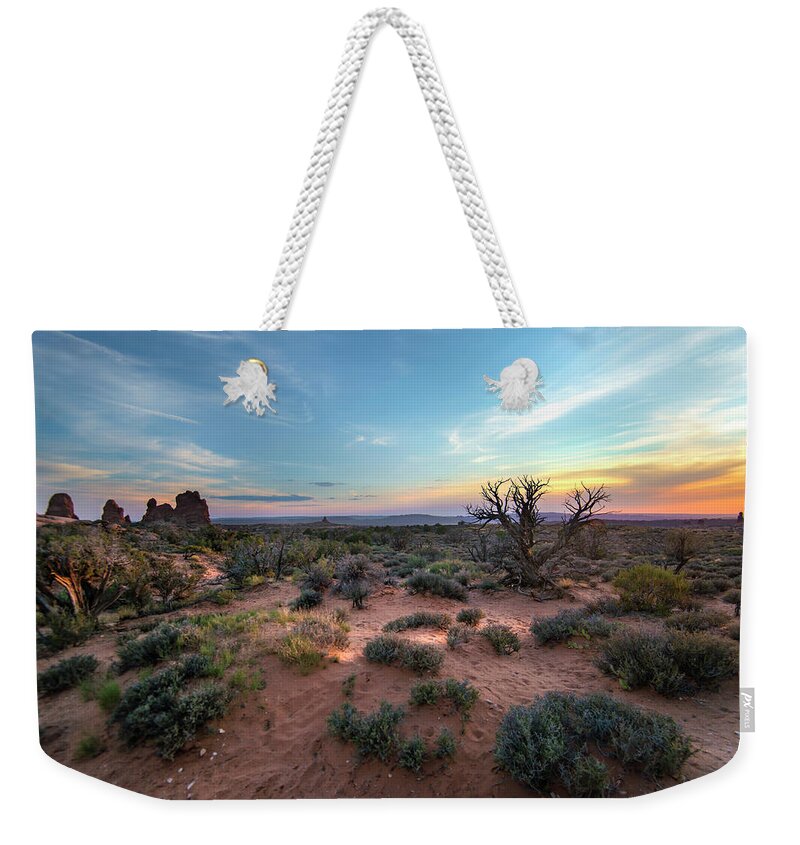 Tranquility Weekender Tote Bag featuring the photograph The Tree by Noémie Assir Photography