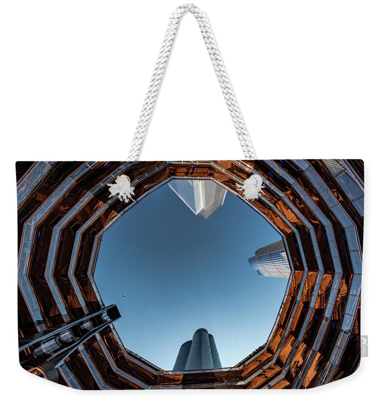 2019 Weekender Tote Bag featuring the photograph Up Through the Vessel by Stef Ko