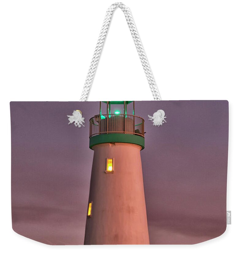 Lighthouse Weekender Tote Bag featuring the photograph The Walton Lighthouse by Tom Kelly