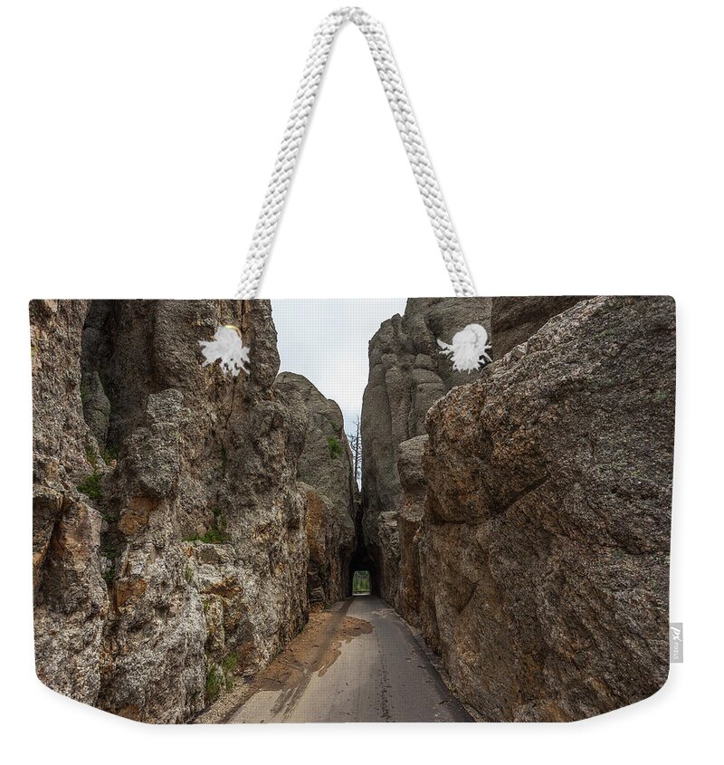 Tight Squeeze Weekender Tote Bag featuring the photograph Tight Squeeze by Chris Spencer