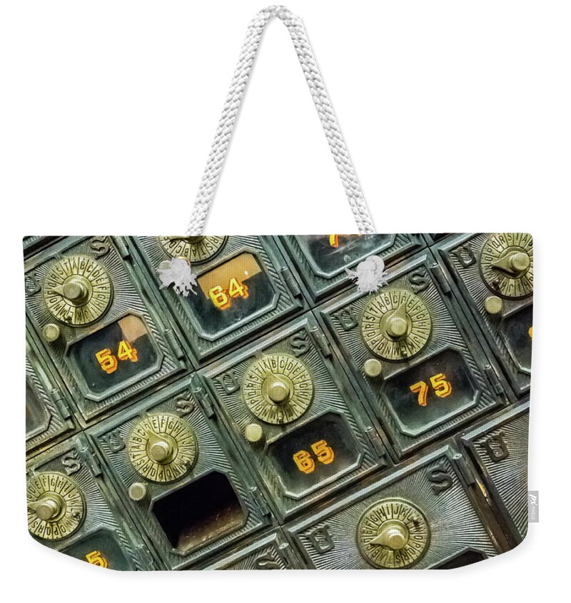 Dover Weekender Tote Bag featuring the photograph Tiny Boxes by Stewart Helberg