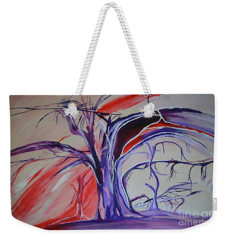 Blues Weekender Tote Bag featuring the photograph Tree of Truth by George D Gordon III