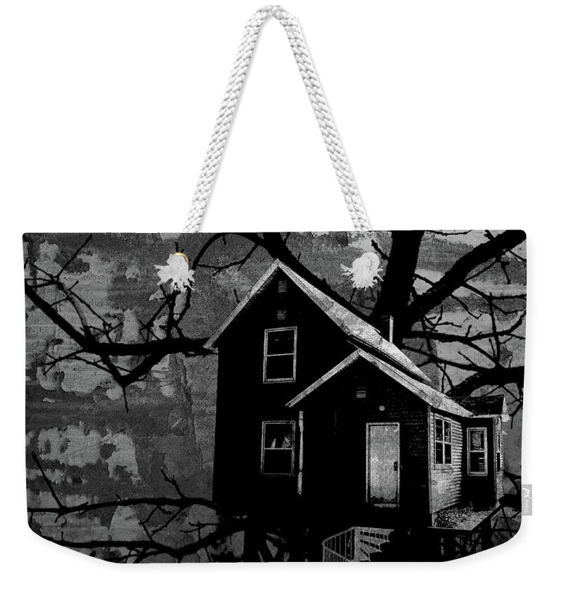 Jason Casteel Weekender Tote Bag featuring the digital art Treehouse II by Jason Casteel