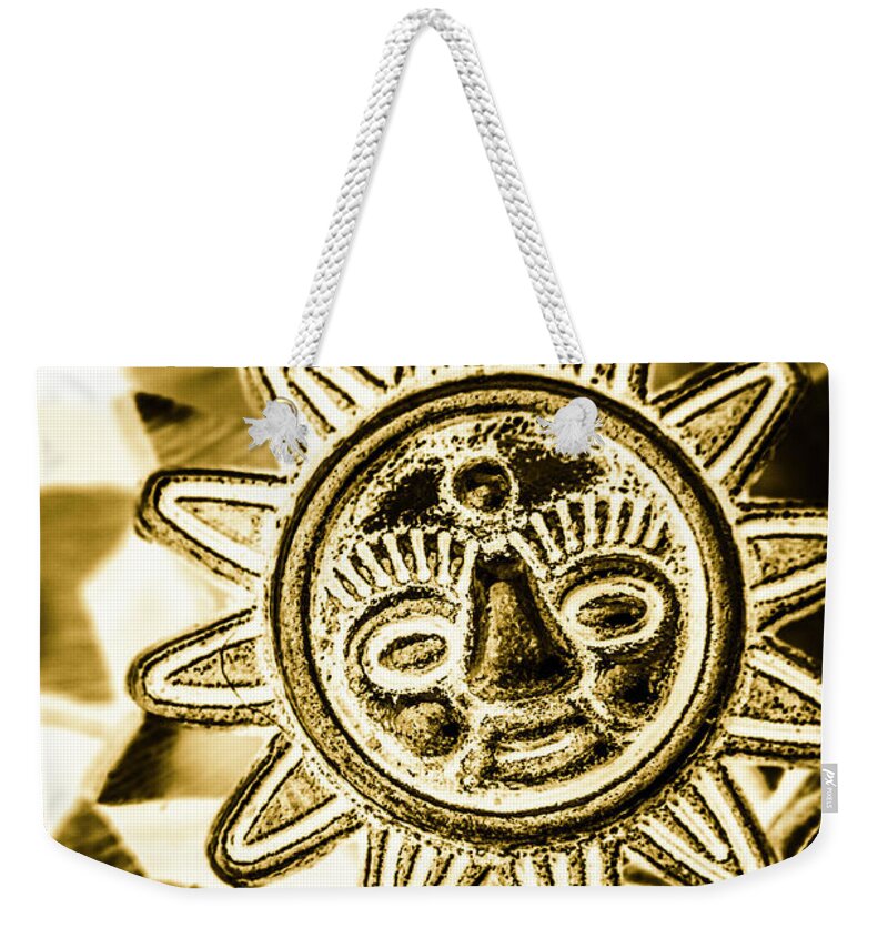 Sun Weekender Tote Bag featuring the photograph Tribal suns by Jorgo Photography