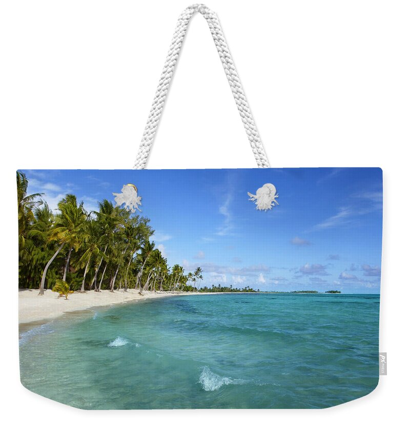 Tranquility Weekender Tote Bag featuring the photograph Tropical Tide by Steve Allen