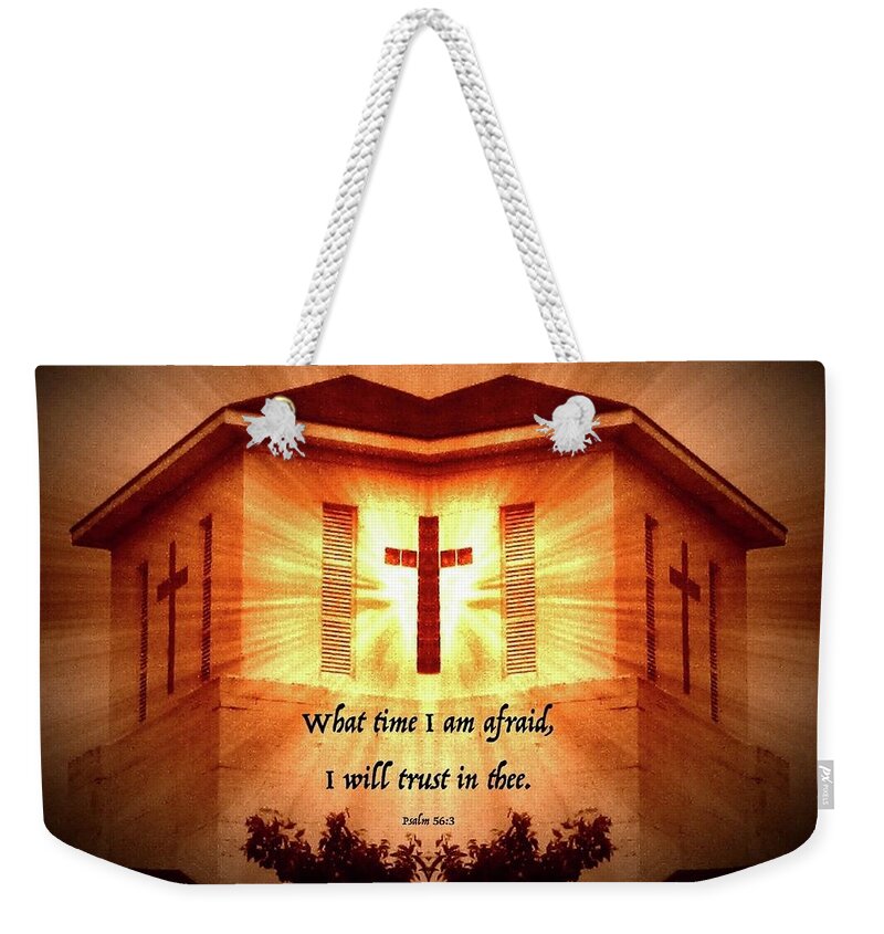  Weekender Tote Bag featuring the photograph Trust by Jack Wilson