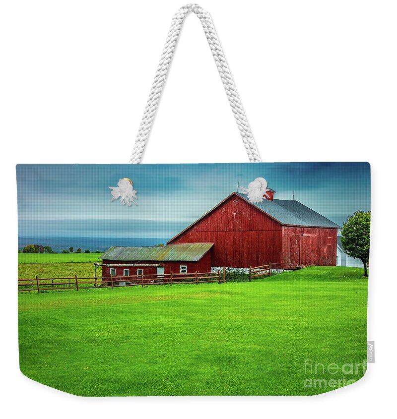 Rgb Weekender Tote Bag featuring the photograph Tug Hill Farm by Roger Monahan