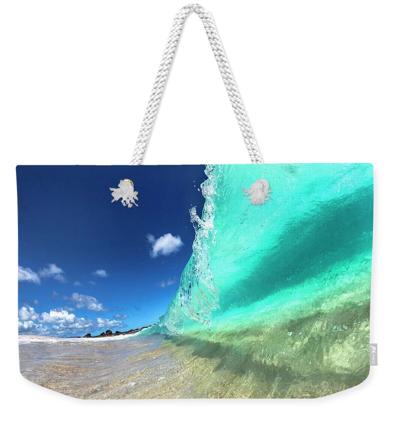 Sea Weekender Tote Bag featuring the photograph Turquoise Treasure by Sean Davey