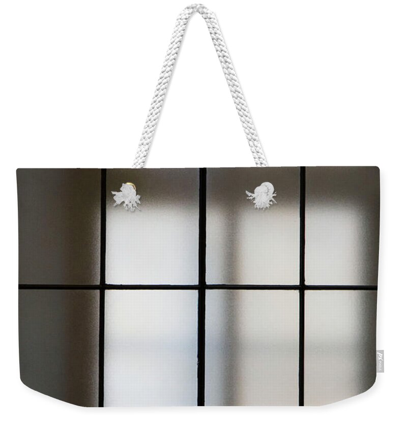 Grid Weekender Tote Bag featuring the photograph Two Windows by Gerard Hermand
