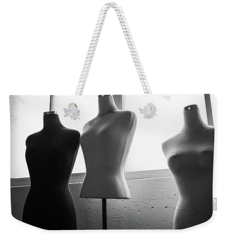 Taiwan Weekender Tote Bag featuring the photograph Undressed Models by Photograph By Chunyang, Lin (taiwan)