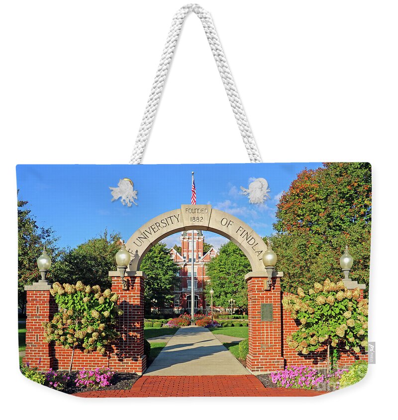 Findlay Weekender Tote Bag featuring the photograph University of Findlay 4418 by Jack Schultz