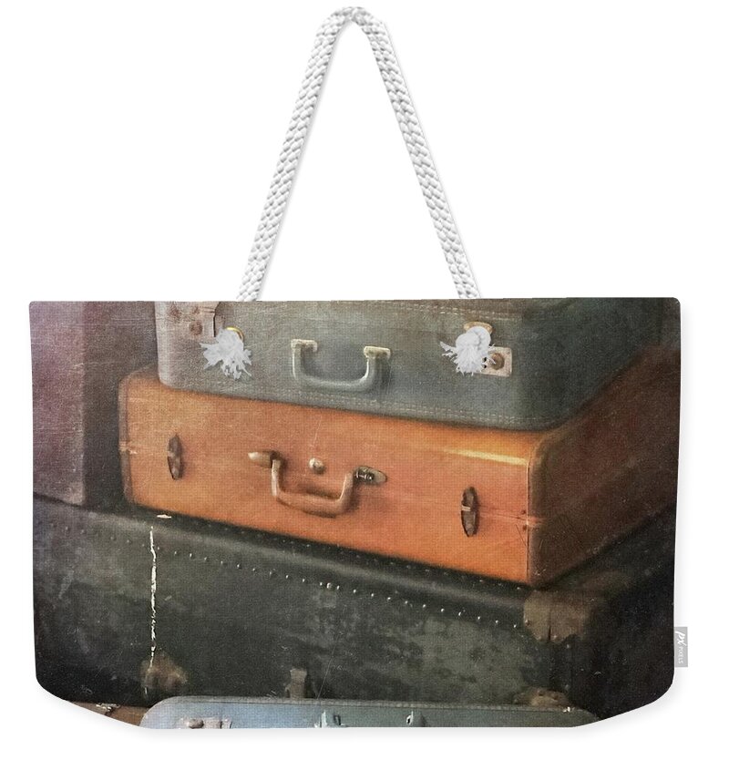  Weekender Tote Bag featuring the photograph Up In the Attic by Jack Wilson