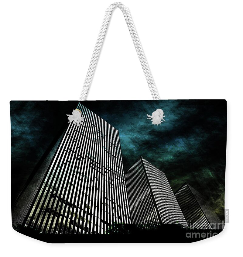 American Weekender Tote Bag featuring the digital art Urban Grunge Collection Set - 13 by Az Jackson