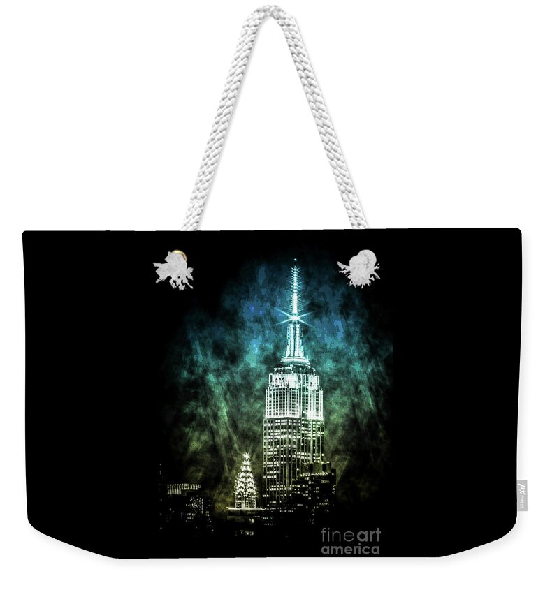 American Weekender Tote Bag featuring the digital art Urban Grunge Collection Set - 16 by Az Jackson