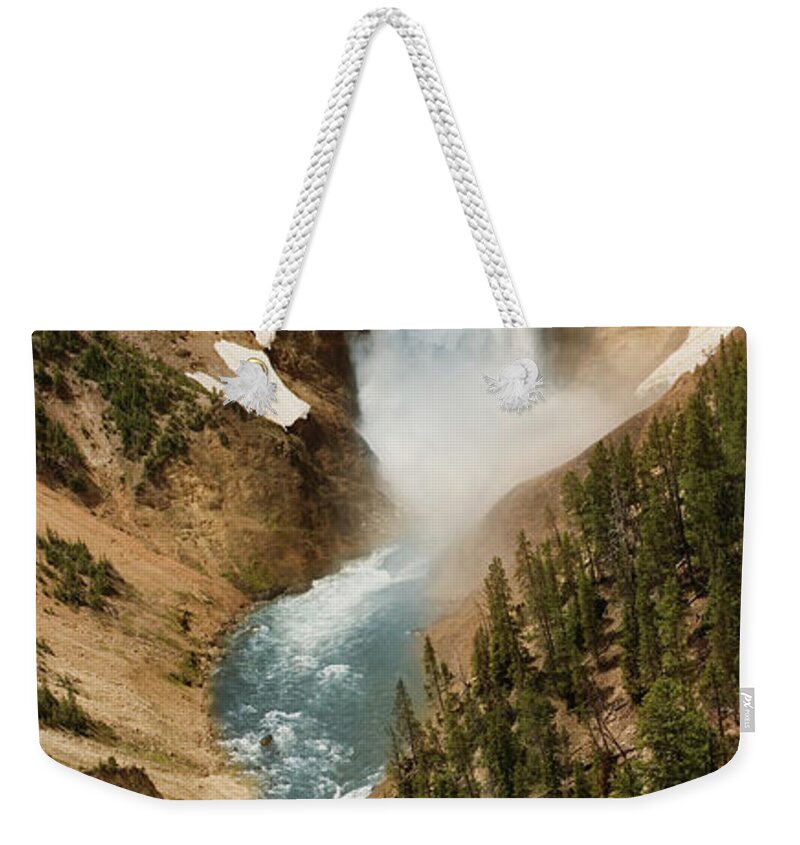 Scenics Weekender Tote Bag featuring the photograph Usa, Wyoming, Yellowstone National by Philip Nealey