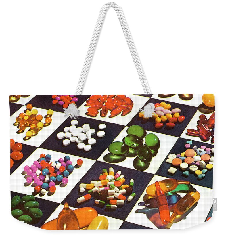 Large Group Of Objects Weekender Tote Bags