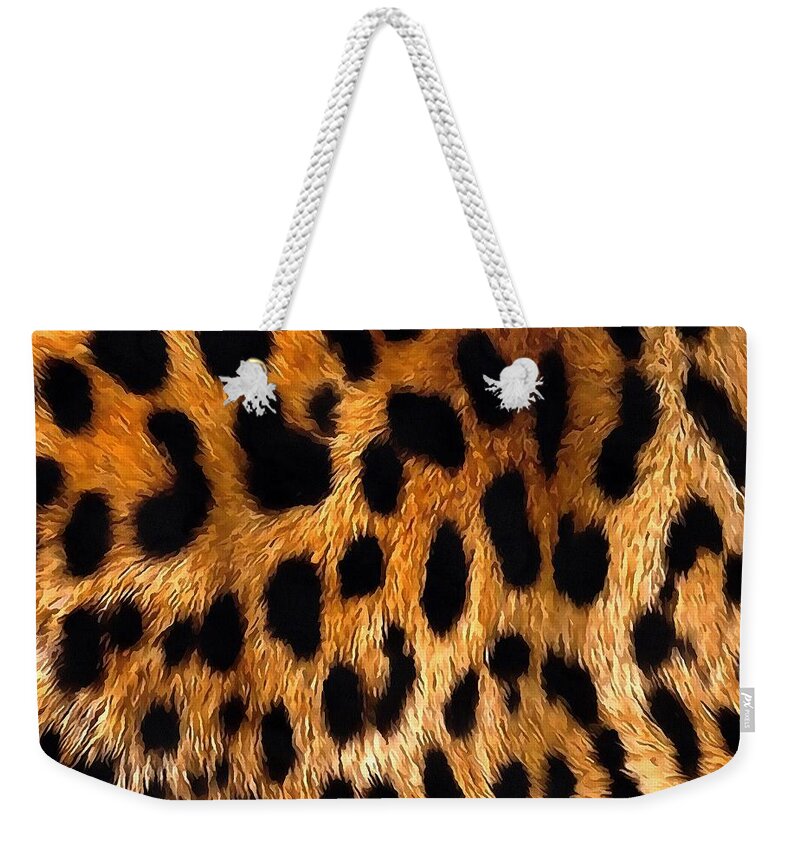 Vegan Leopard Skin Animal Fur Design Weekender Tote Bag by Taiche Acrylic  Art - Fine Art America