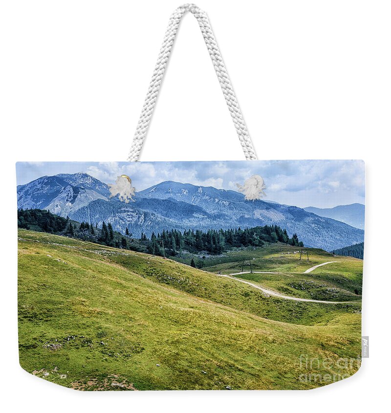 Top Artist Weekender Tote Bag featuring the photograph Velika Planina Slovenia by Norman Gabitzsch